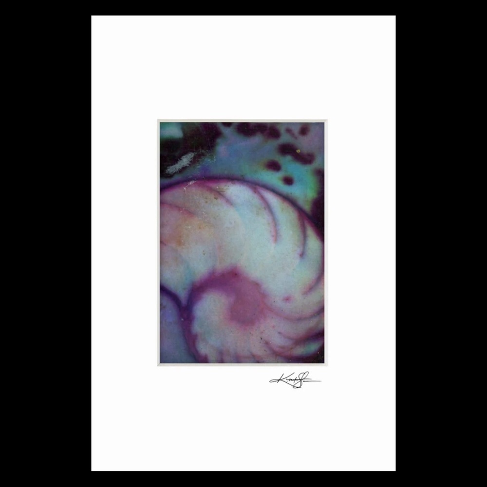 Nautilus Shell Painting, Sea Shell Art, Ocean, Frame Ready, Original Art